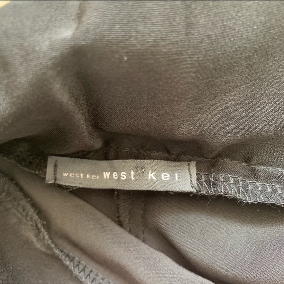 West Kei Tie front Cropped High Waist Pants Size M - Picture 4 of 5